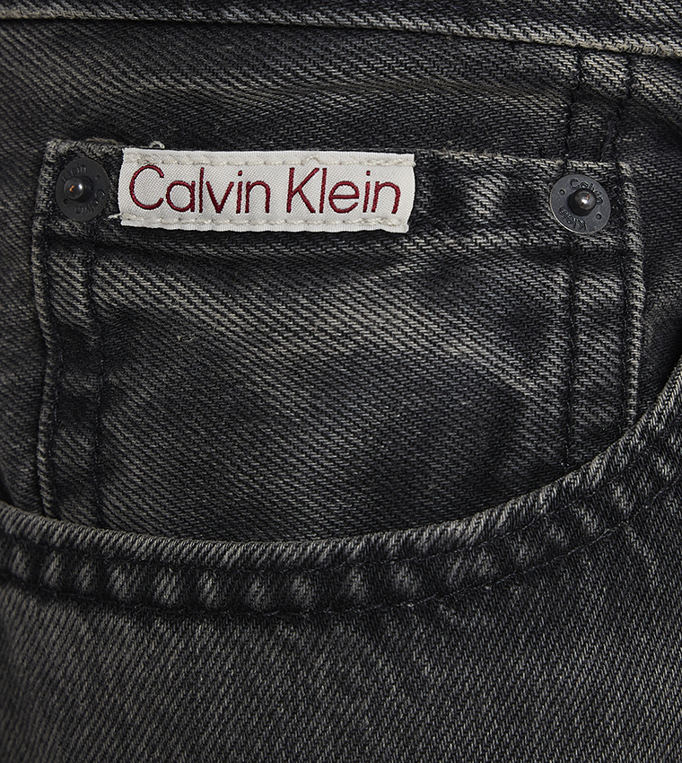 Faded Straight Fit Jeans