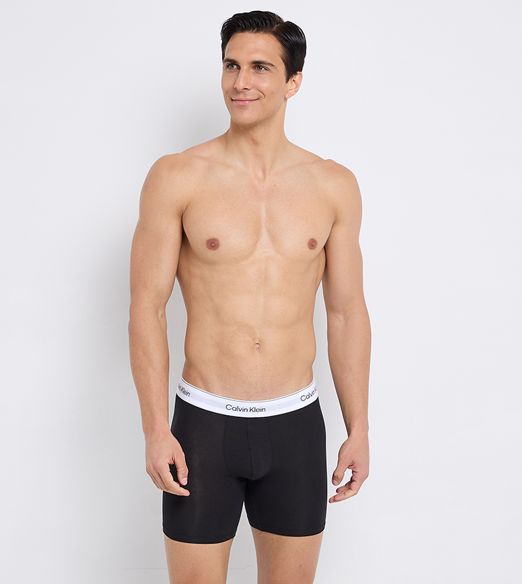 Pack of 3 Logo Waistband Boxer Briefs