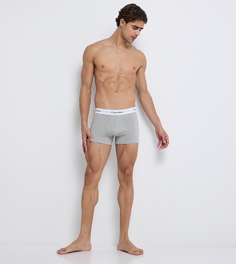 Pack of 3 Logo Waistband Trunks