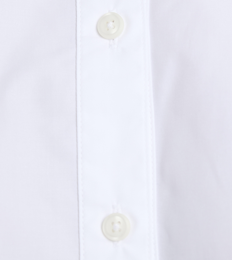 Solid Boxy Cropped Shirt