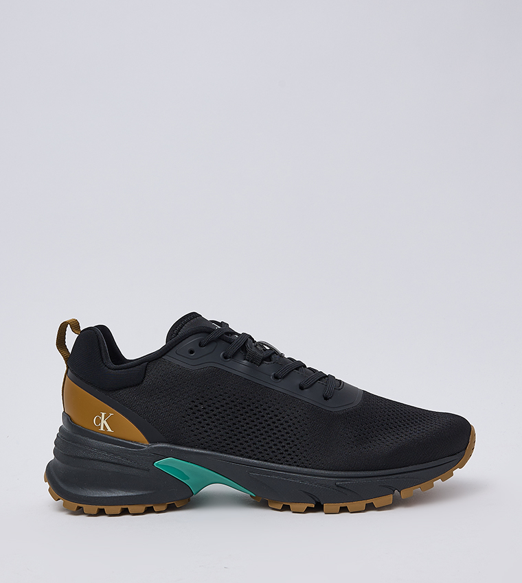 Logo Detail Lace-Up Runner Sneakers