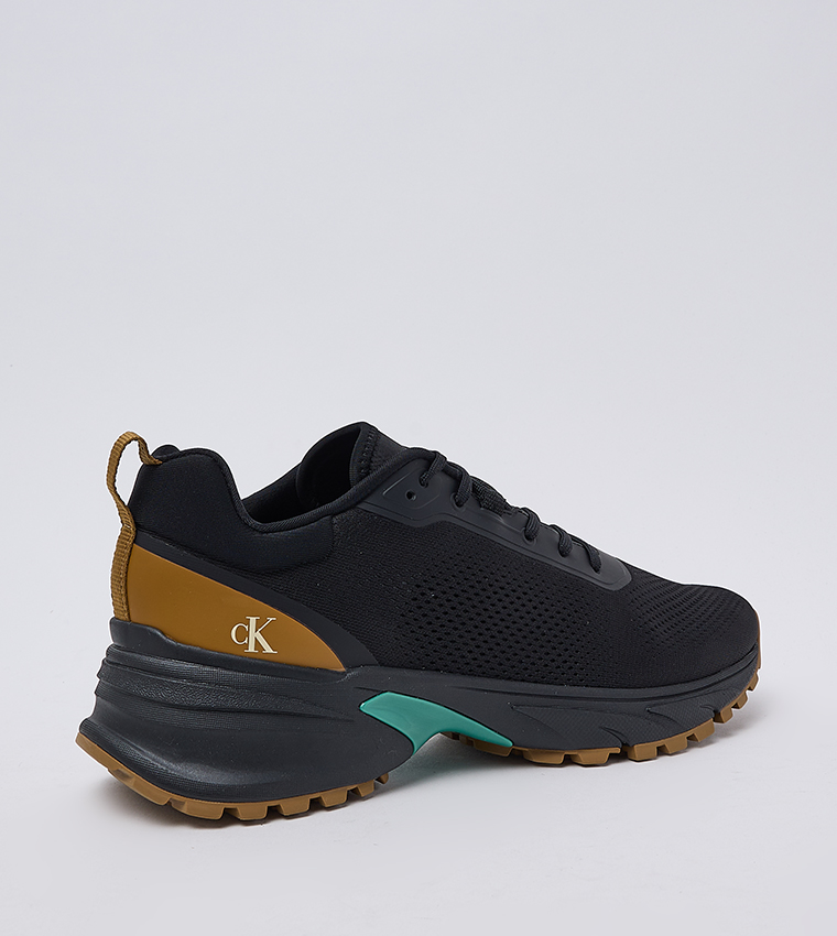 Logo Detail Lace-Up Runner Sneakers