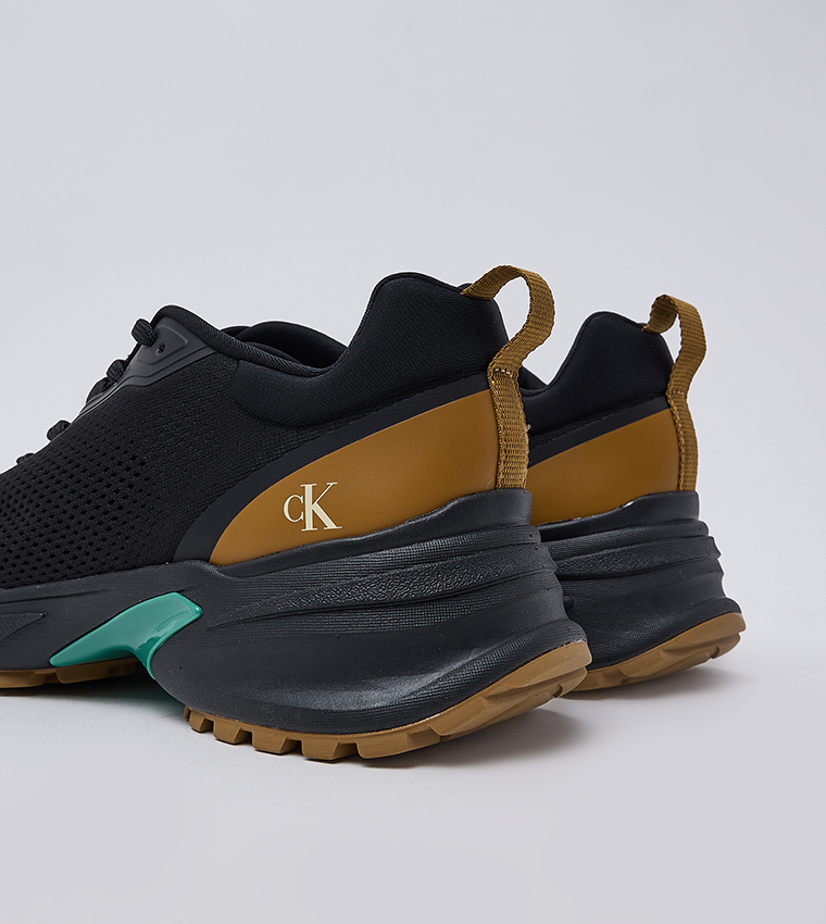 Logo Detail Lace-Up Runner Sneakers