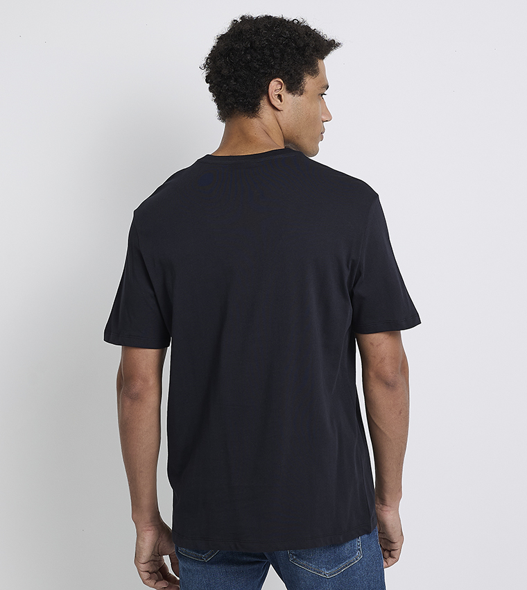 Solid Crew Neck T-Shirt