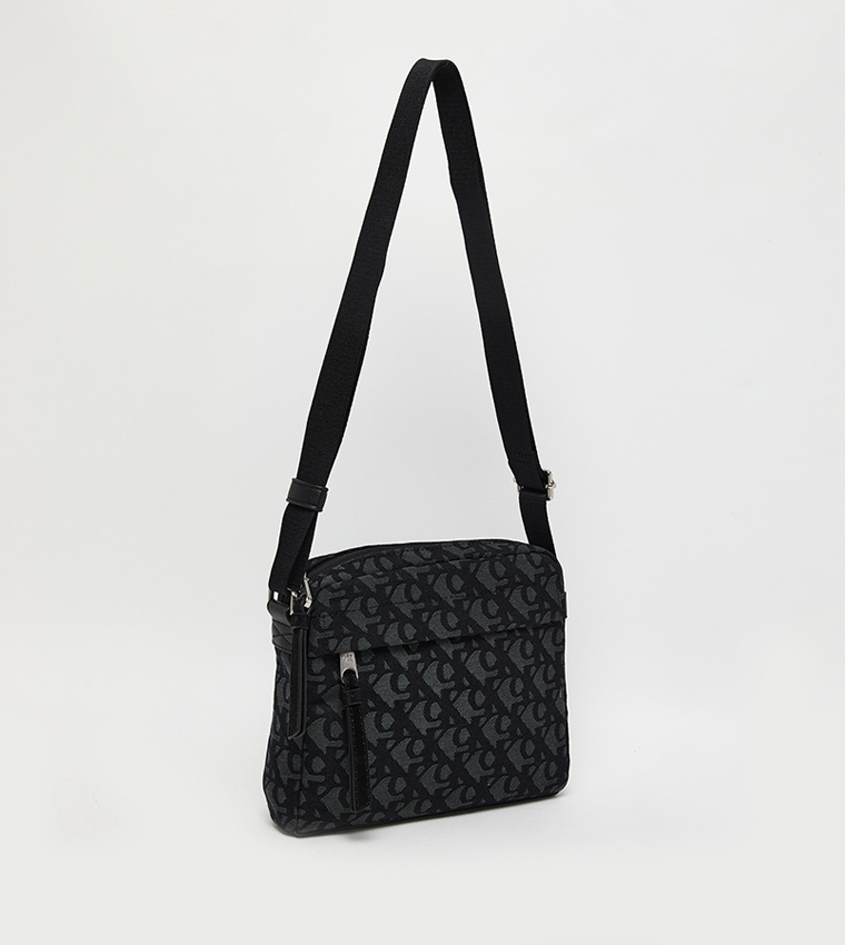 Monogram Printed Crossbody Bag