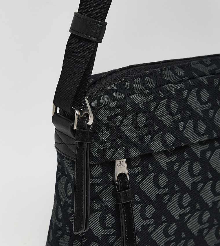 Monogram Printed Crossbody Bag
