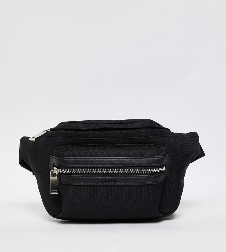Logo Detail Zippered Waist Bag