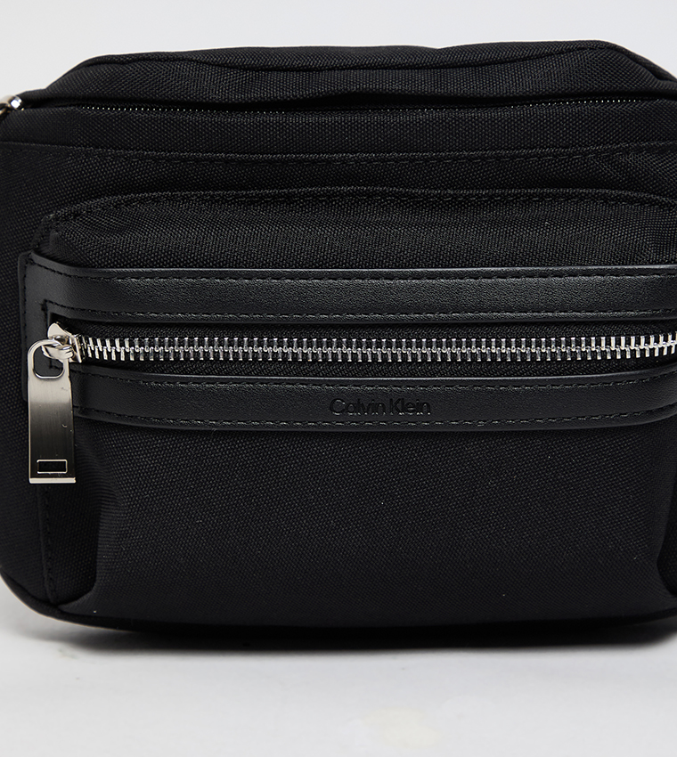 Logo Detail Zippered Waist Bag
