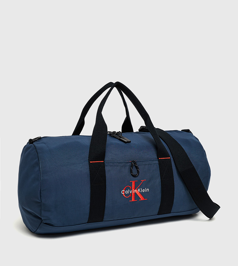 Logo Embroidered Bold Weekender Bag