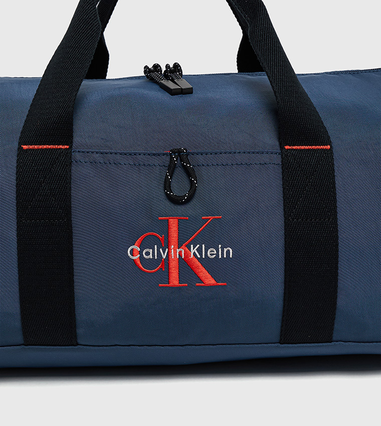 Logo Embroidered Bold Weekender Bag