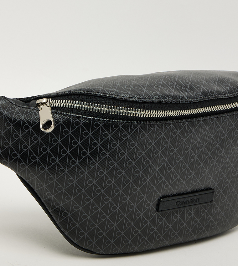Monogram Printed Zip Closure Waistbag