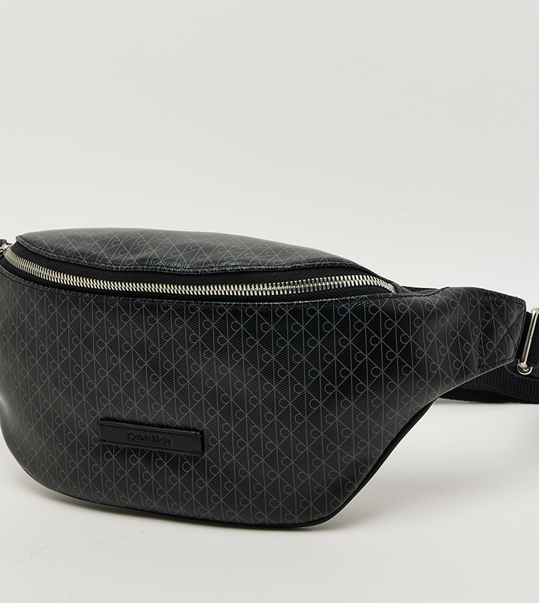 Monogram Printed Zip Closure Waistbag