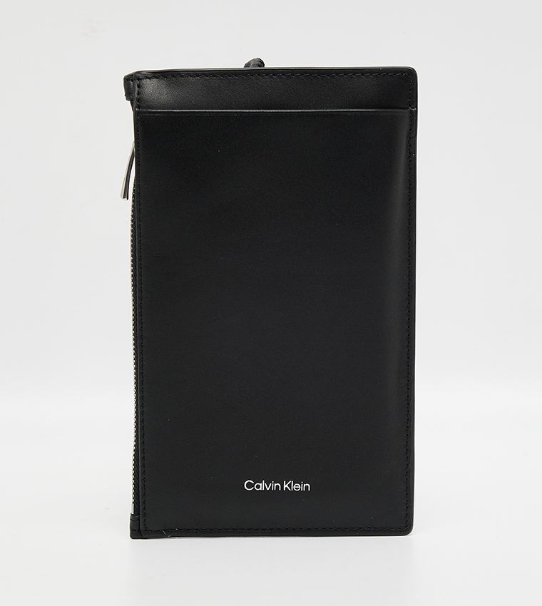 Logo Detail Phone Crossbody Bag with Airpod Pouch