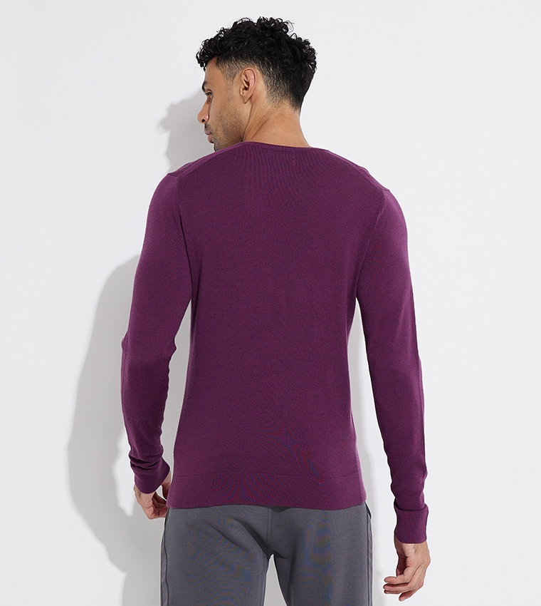 Solid Long Sleeves Sweater