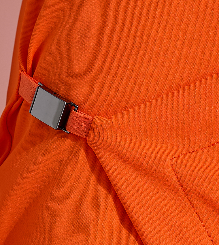 Stretch Jersey Asymmetric Dress