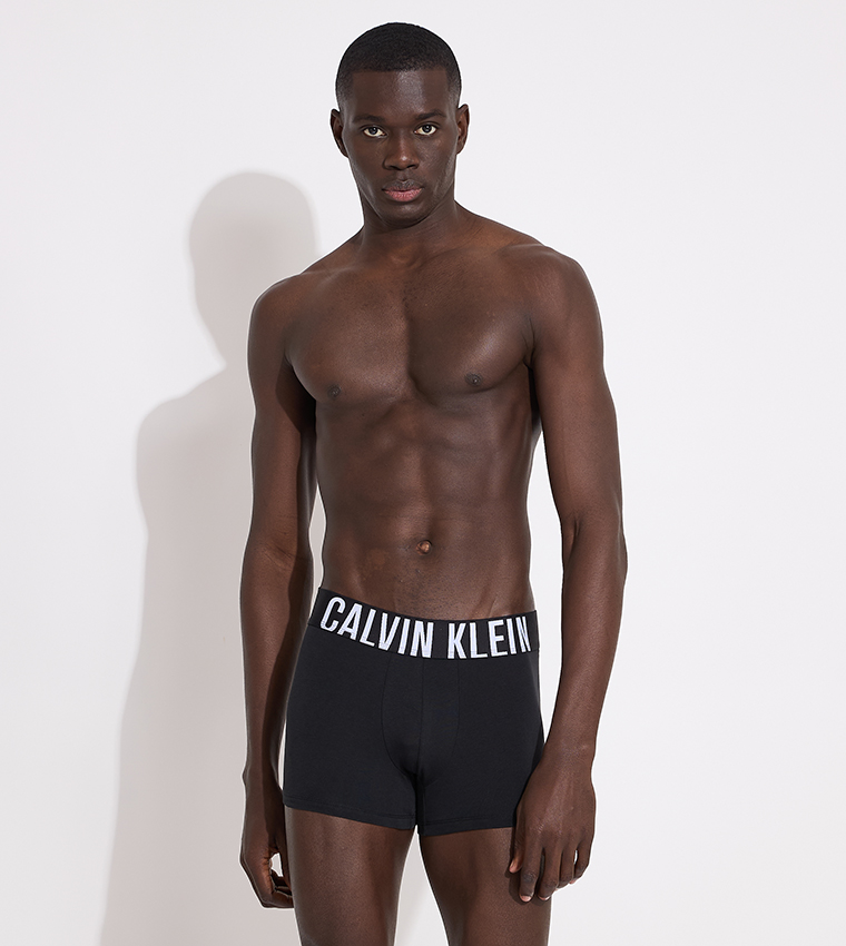 سروايل داخلية بخصر مرن وشعار - 3 قطع 