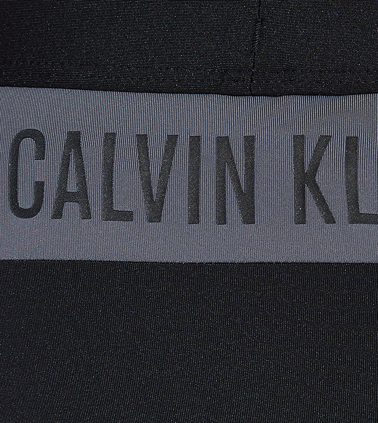 Solid Elastic Waistband Brief