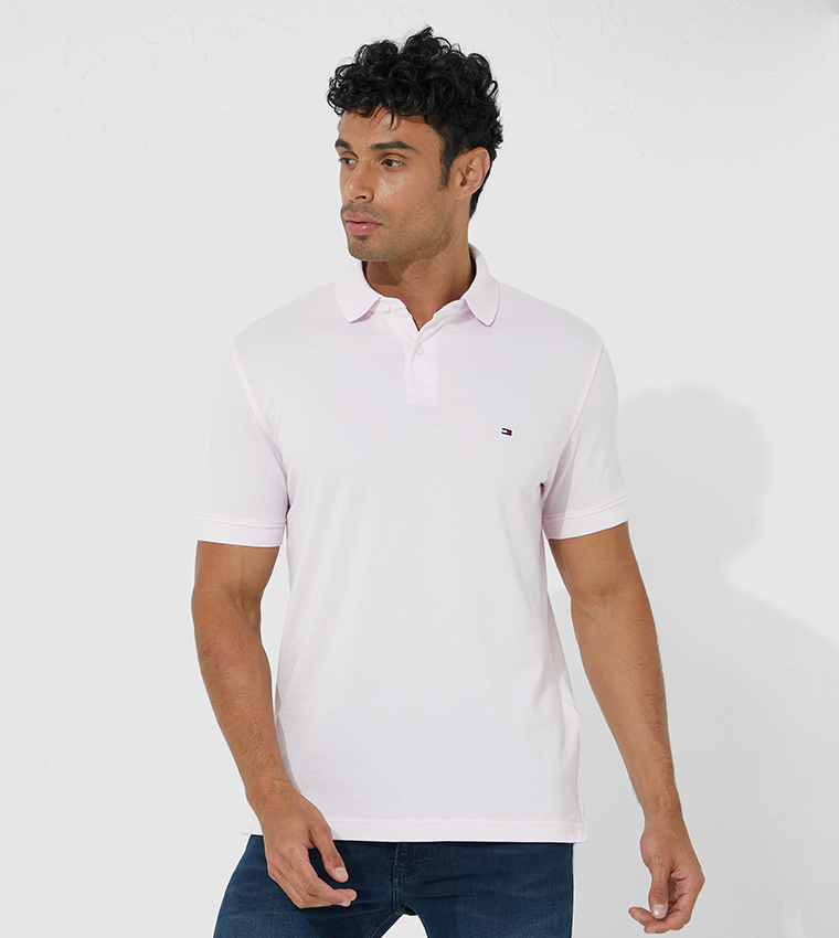 Basic Solid Regular Fit Polo T-Shirt