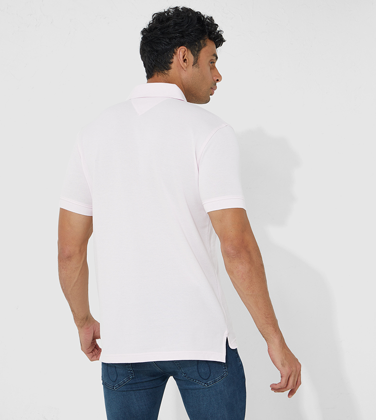 Basic Solid Regular Fit Polo T-Shirt