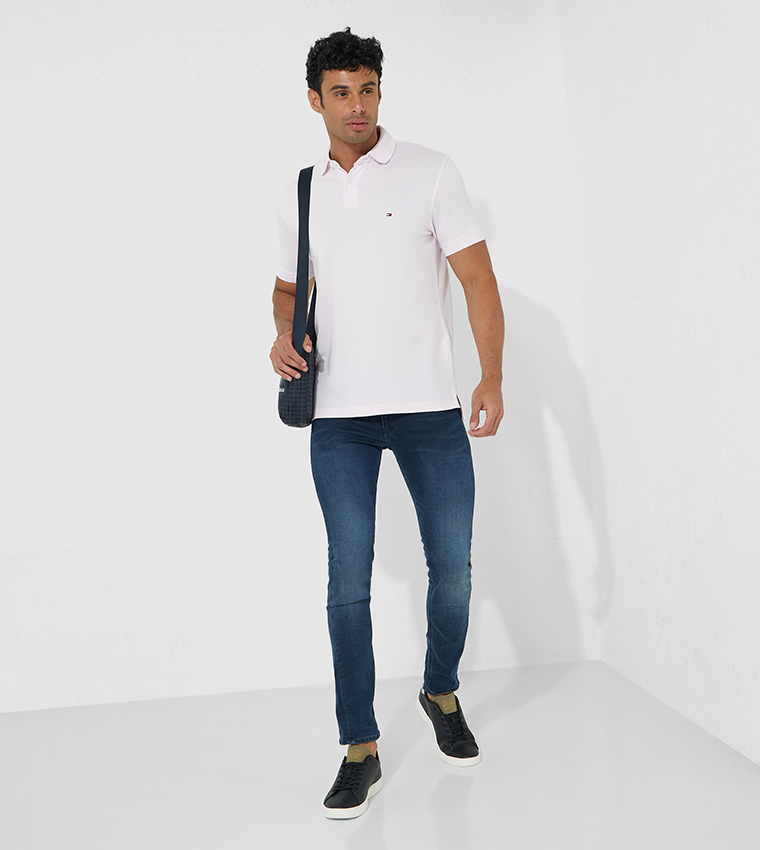 Basic Solid Regular Fit Polo T-Shirt