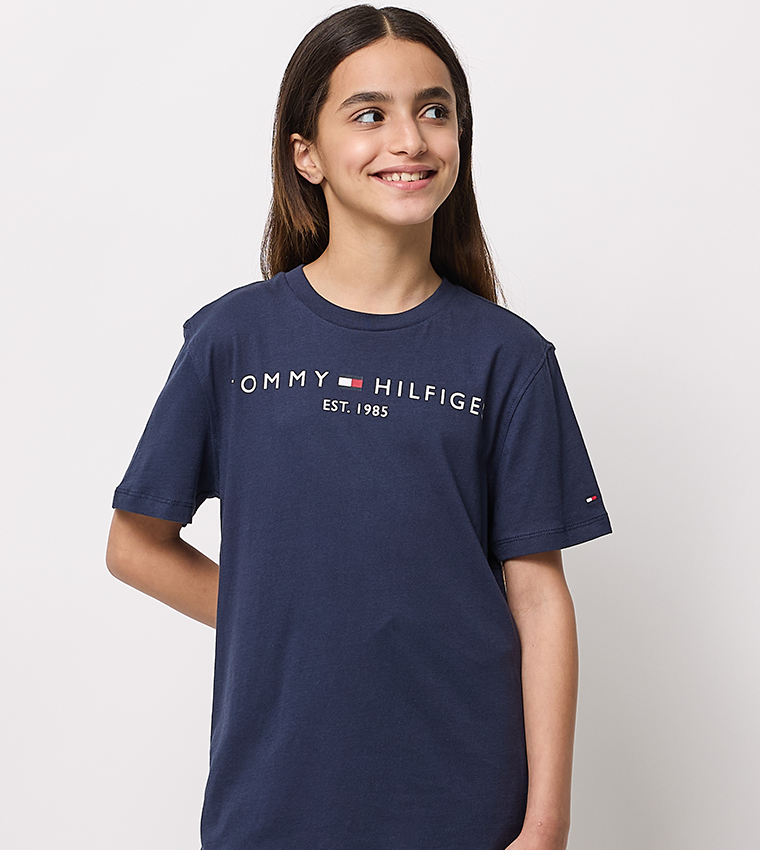 Logo Printed Crew Neck T-Shirt