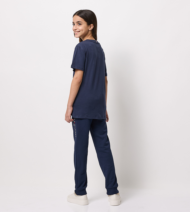 Logo Printed Crew Neck T-Shirt