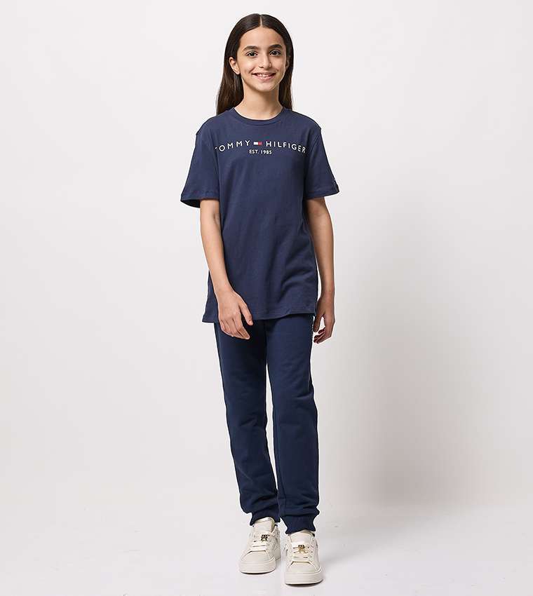Logo Printed Crew Neck T-Shirt
