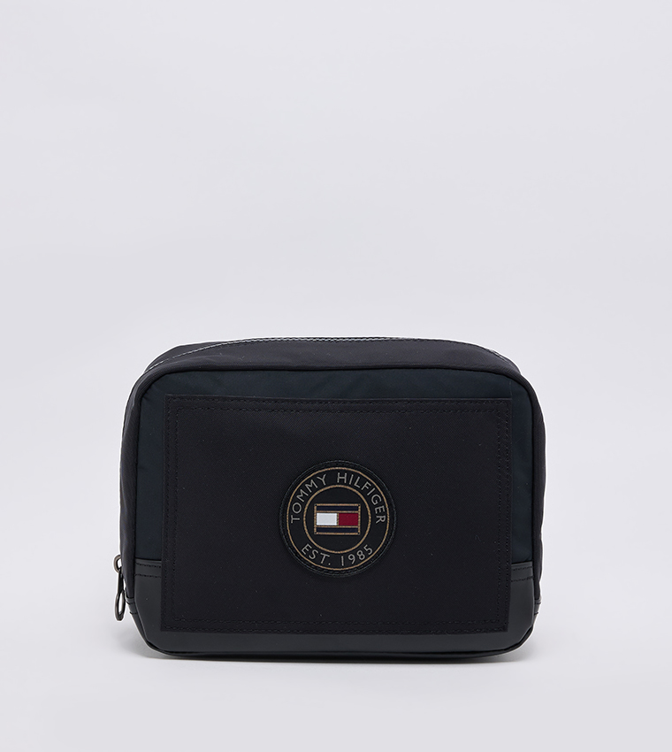 Badge Detail Washbag