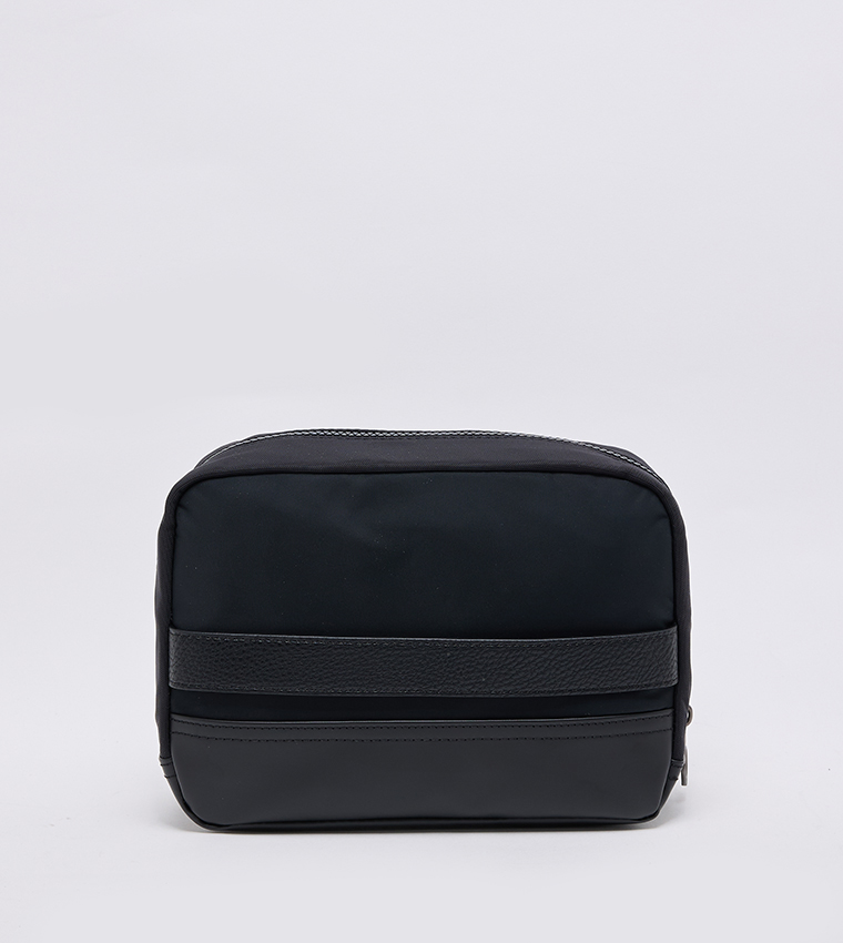 Badge Detail Washbag