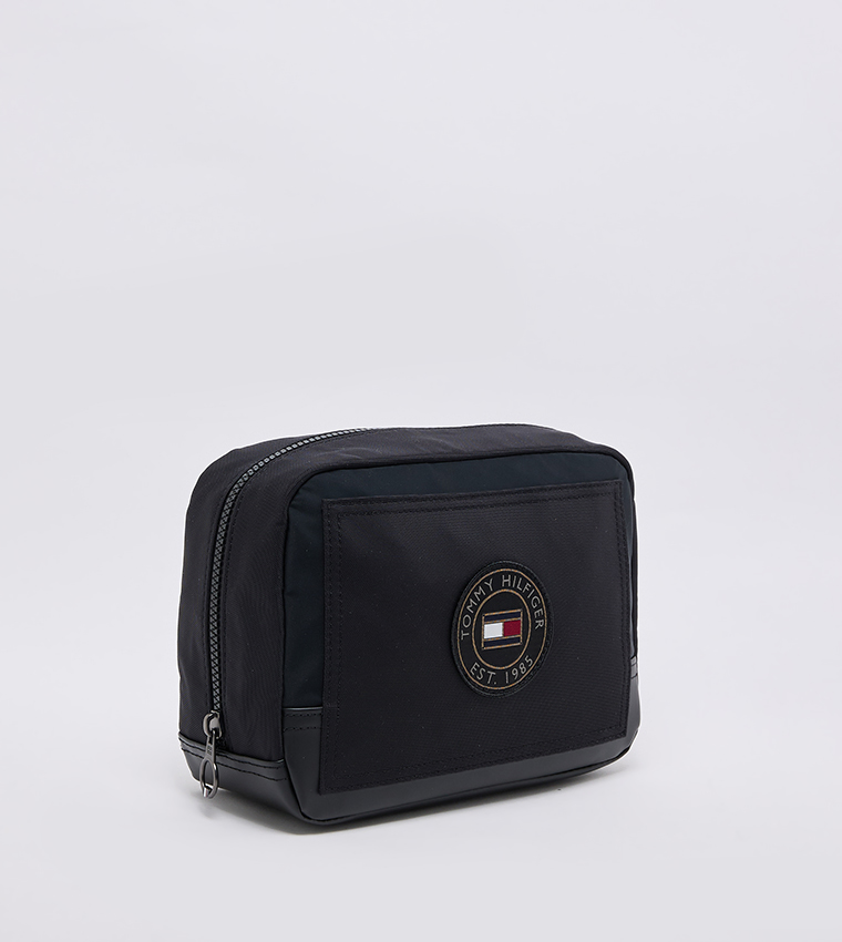 Badge Detail Washbag