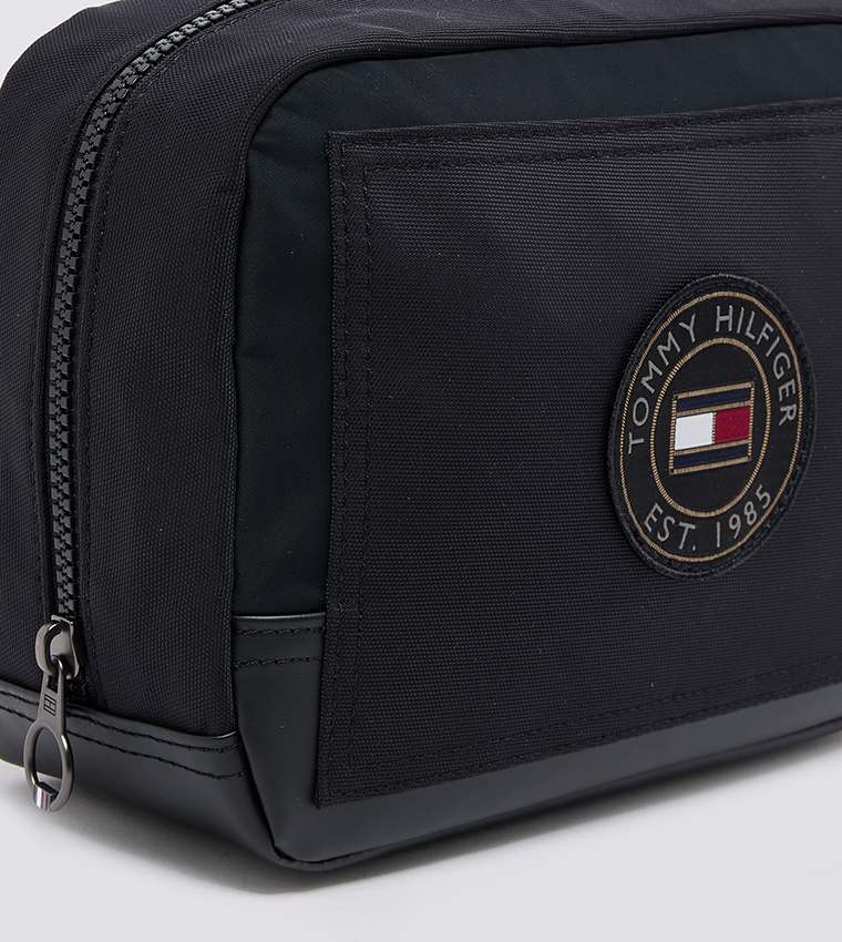 Badge Detail Washbag