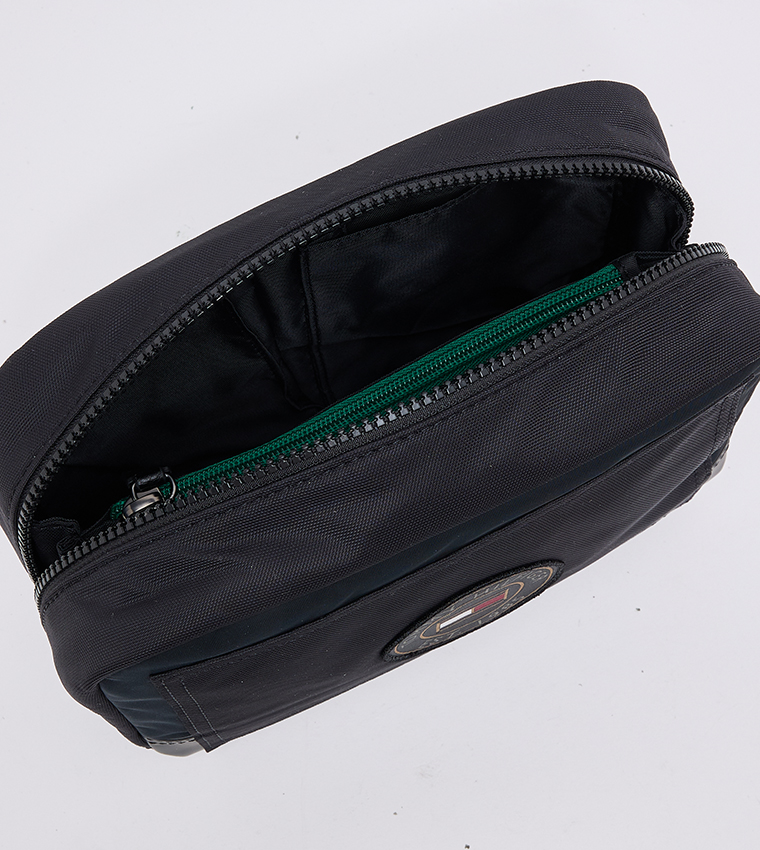 Badge Detail Washbag