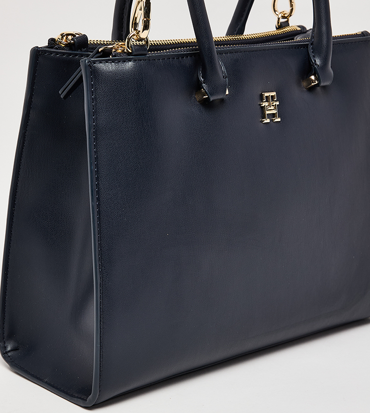 ETERNITY Logo Detail Satchel Bag