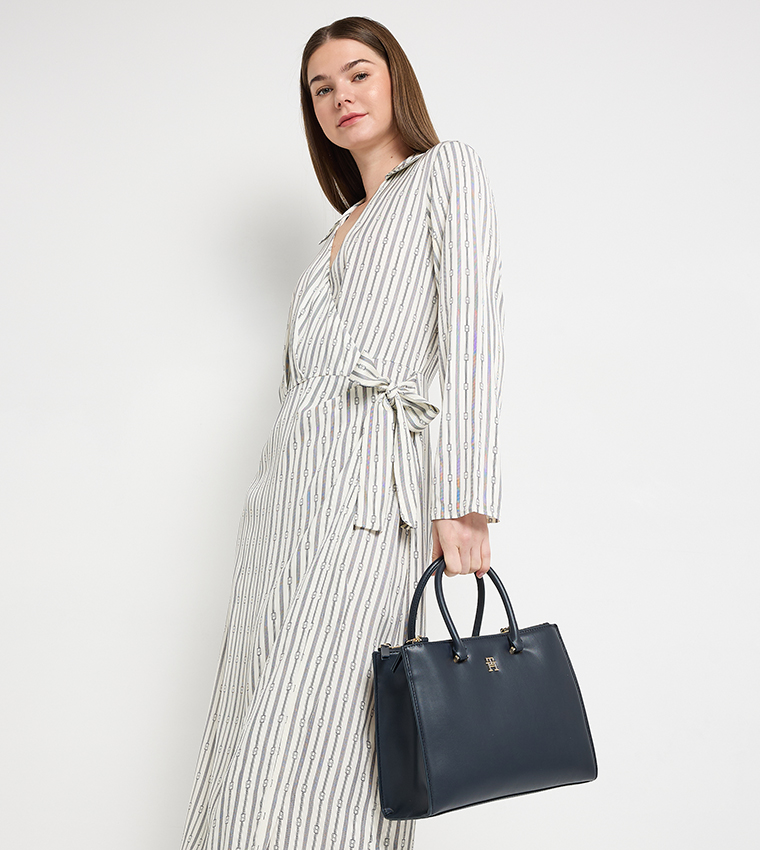 ETERNITY Logo Detail Satchel Bag