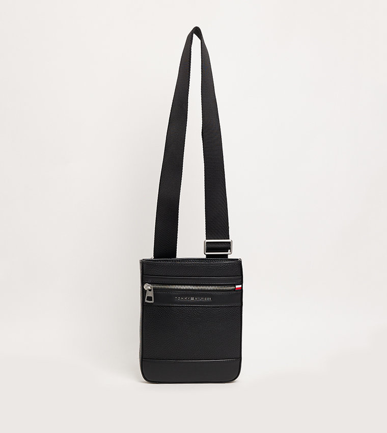 Logo Detail Reporter Bag