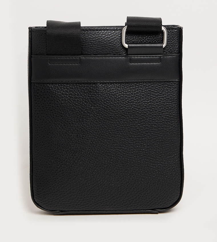 Logo Detail Reporter Bag
