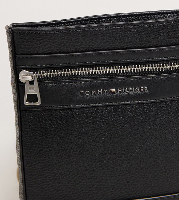 Logo Detail Reporter Bag