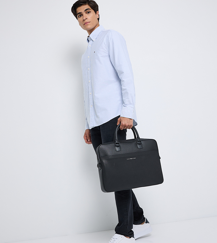 Logo Detail Laptop Bag