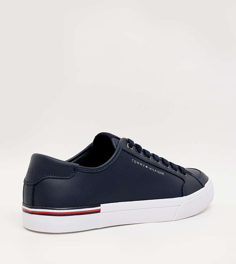 Logo Detail Lace-Up Sneakers