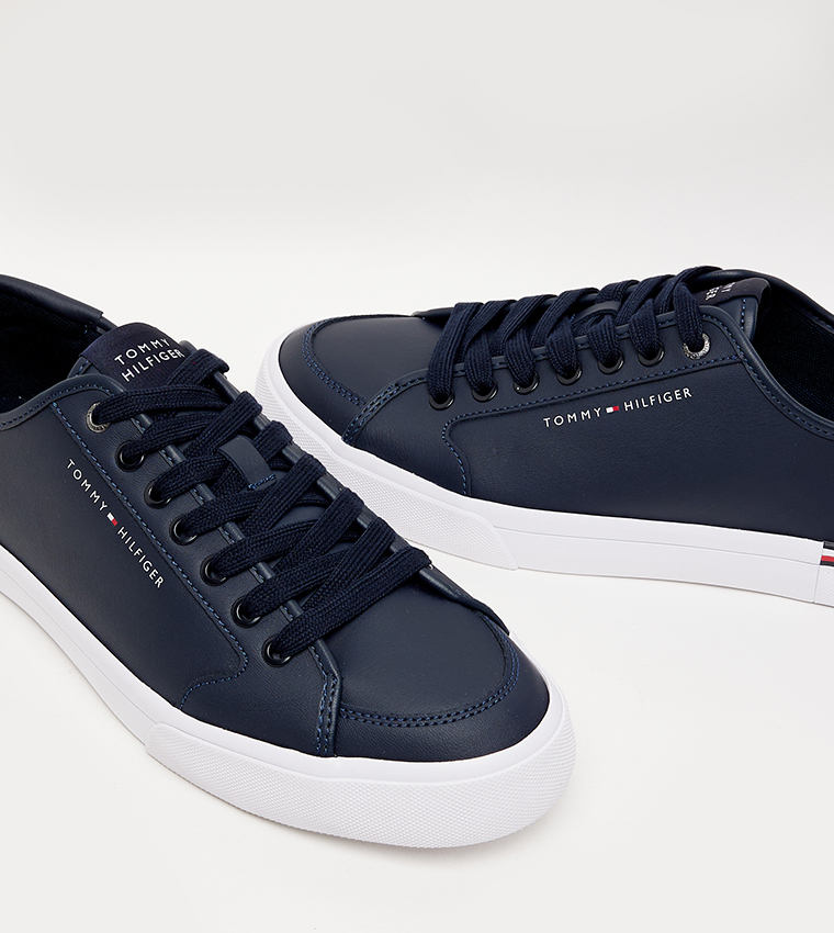 Logo Detail Lace-Up Sneakers