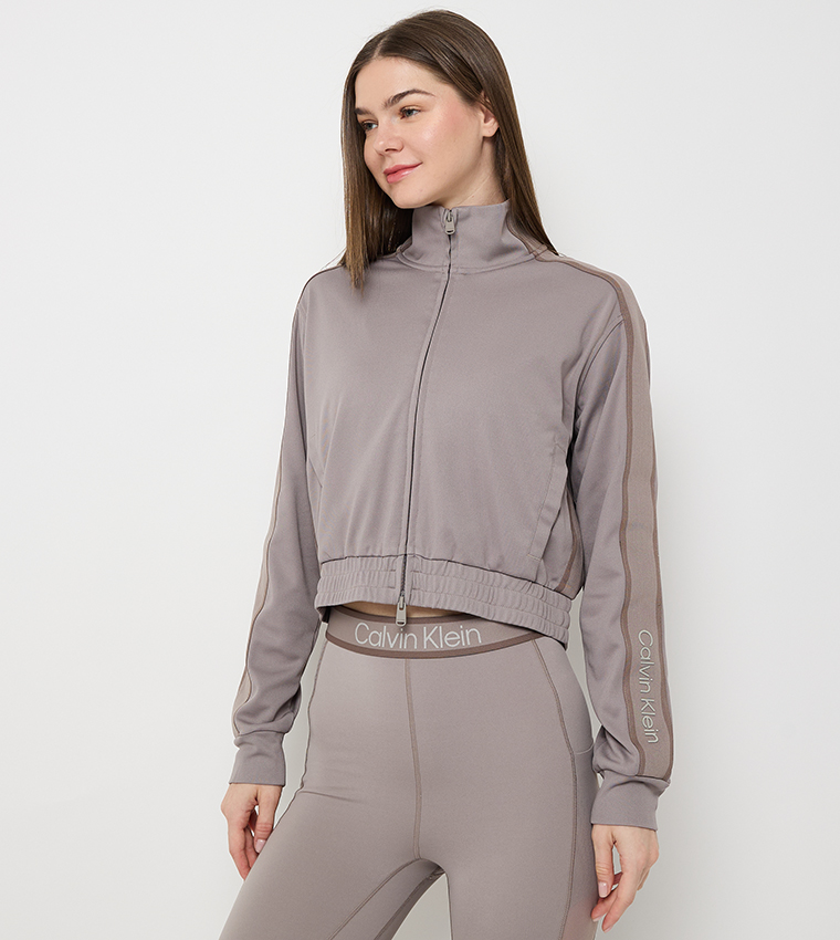 Zippered High Neck Active Jacket