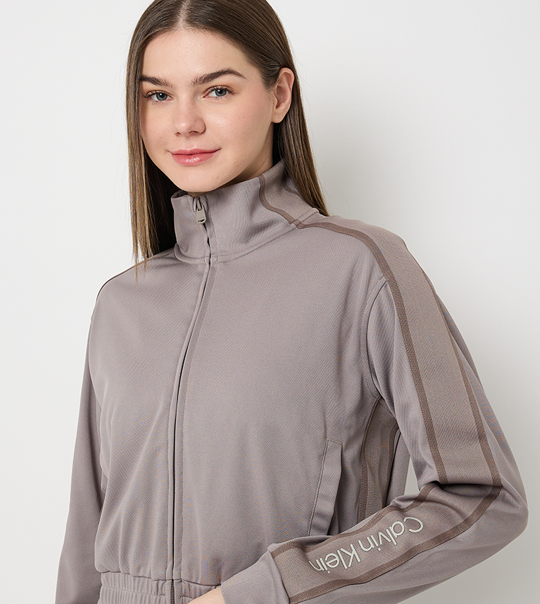 Zippered High Neck Active Jacket