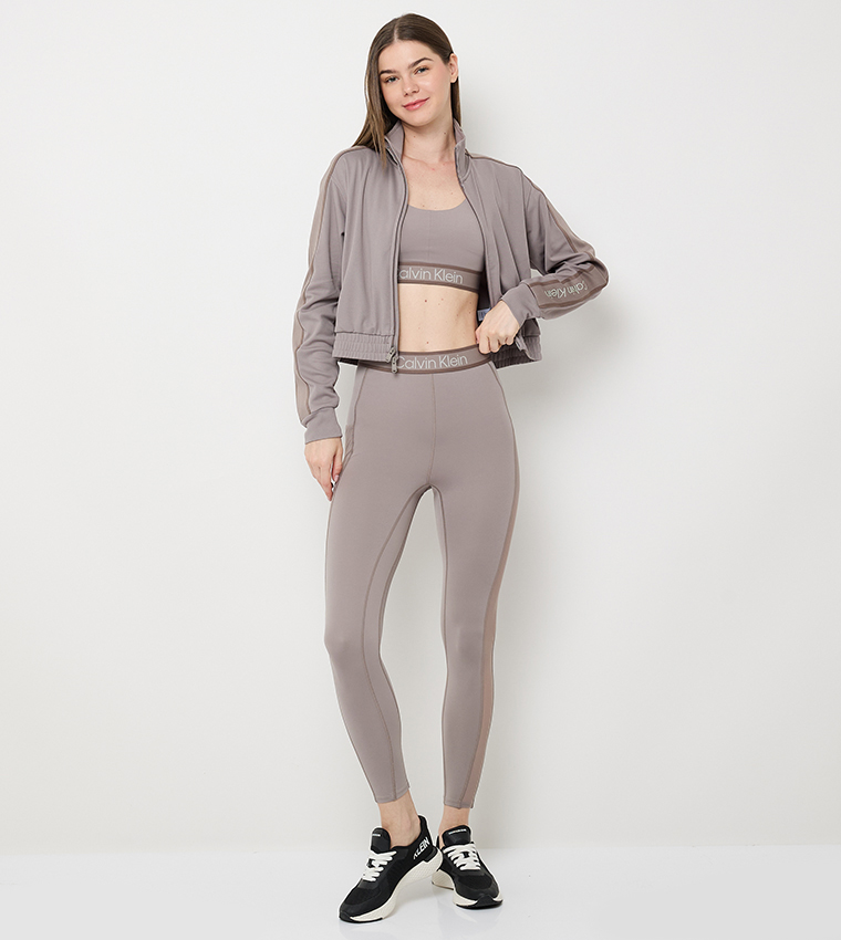 Zippered High Neck Active Jacket