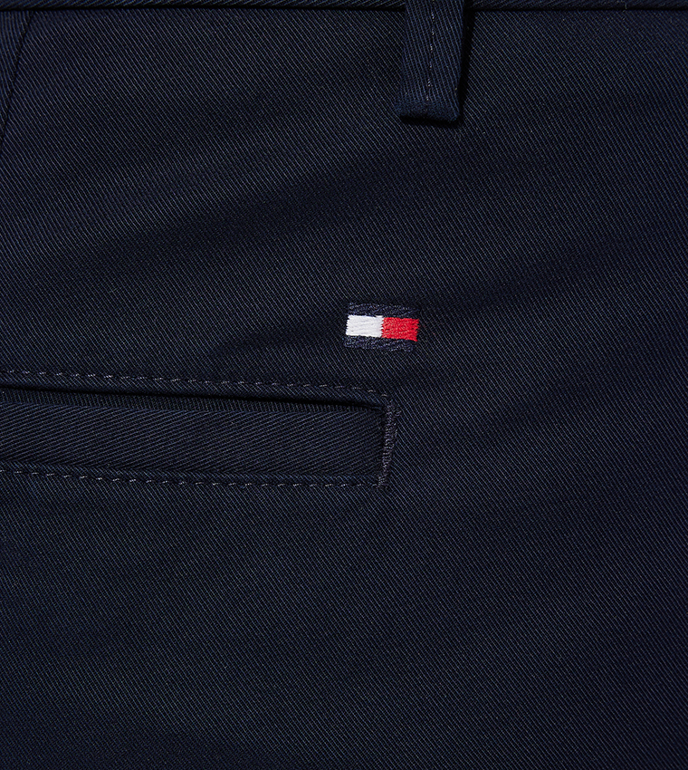 BLEECKER 1985 Solid Button Closure Chinos