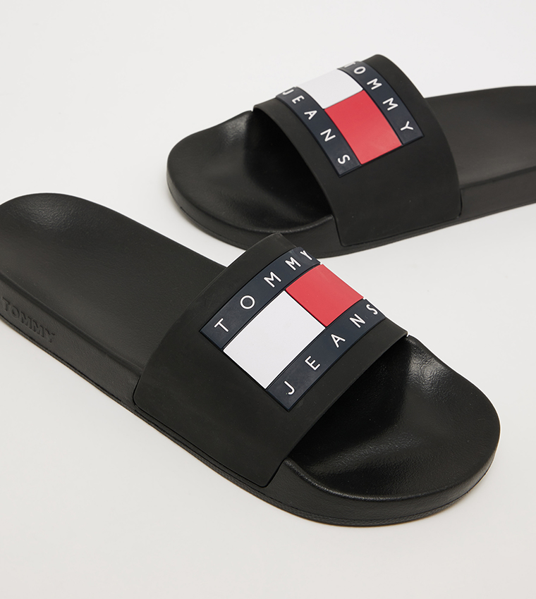 Logo Printed Open Toe Pool Slides