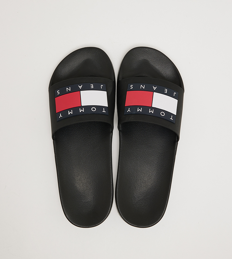 Logo Printed Open Toe Pool Slides