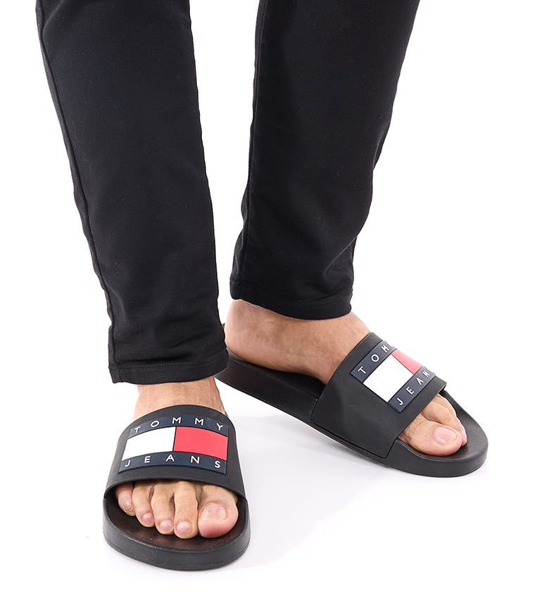 Logo Printed Open Toe Pool Slides