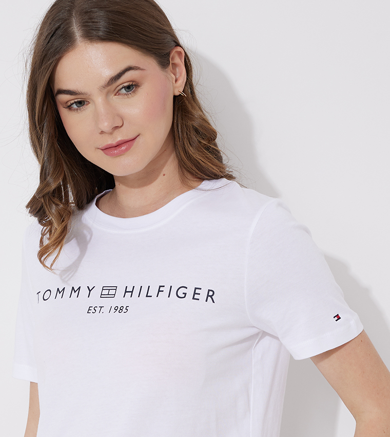 Logo Printed Crew Neck T-Shirt