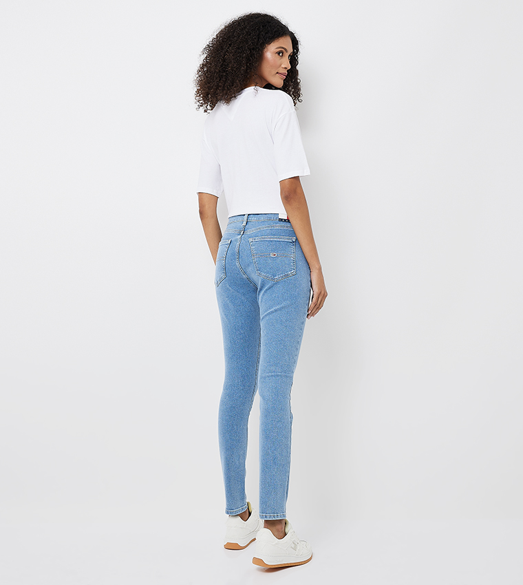 High Rise Skinny Fit Jeans