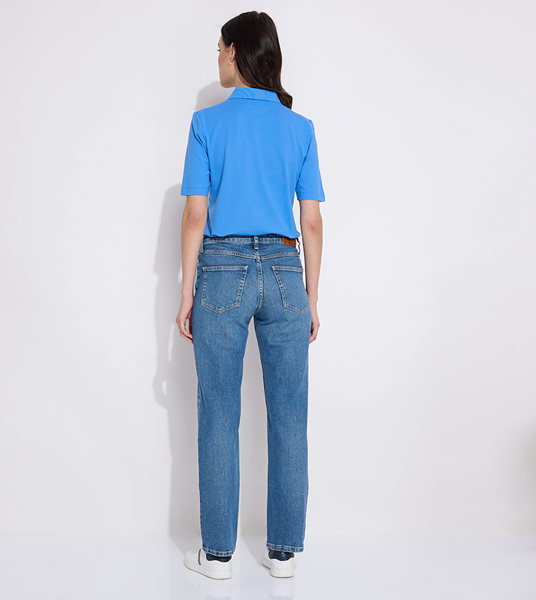 Classic Faded Straight Fit Jeans